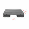 Northern Lights The Step, junior, 11" x 25", gris/noir - Fitness Dépôt +