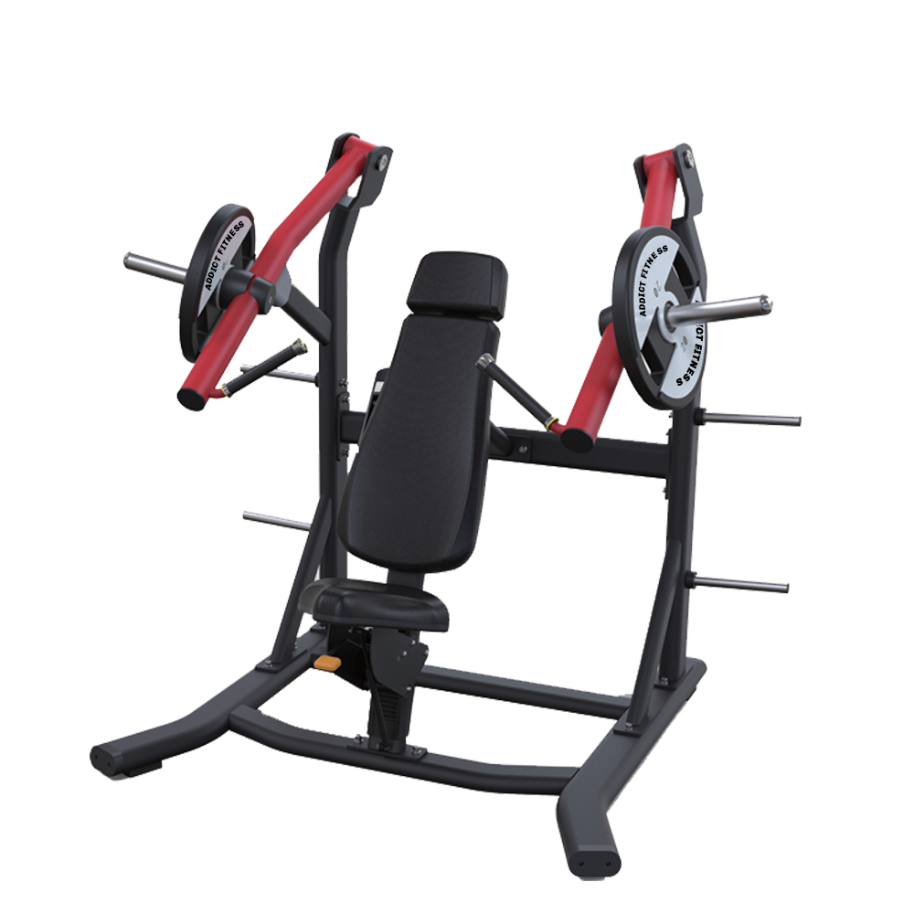 Presse pectorale super inclinée à chargement par plaque - Fitness Dépôt +