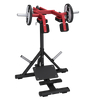 Appareil d'entraînement musculaire pour mollets debout avec charge à plaques - Fitness Dépôt +