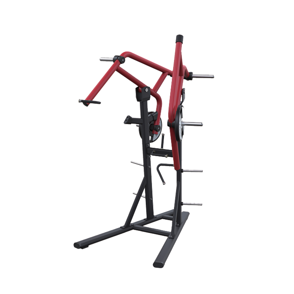 Presse à déclinaison debout à charge de plaque - Fitness Dépôt +