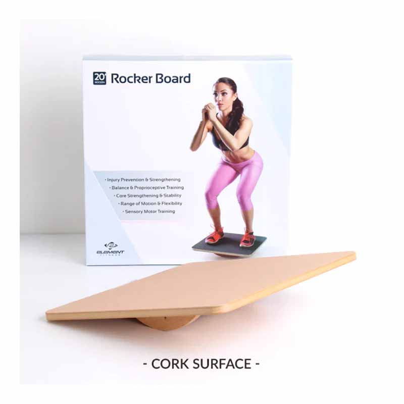 Planche à bascule en bois Element Fitness 20" - Fitness Dépôt +