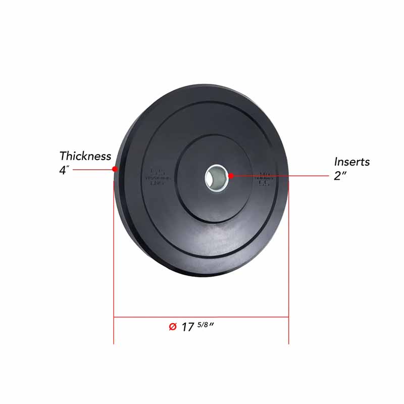 Plaque de pare-chocs olympique Northern Lights 55 lb - Fitness Dépôt +