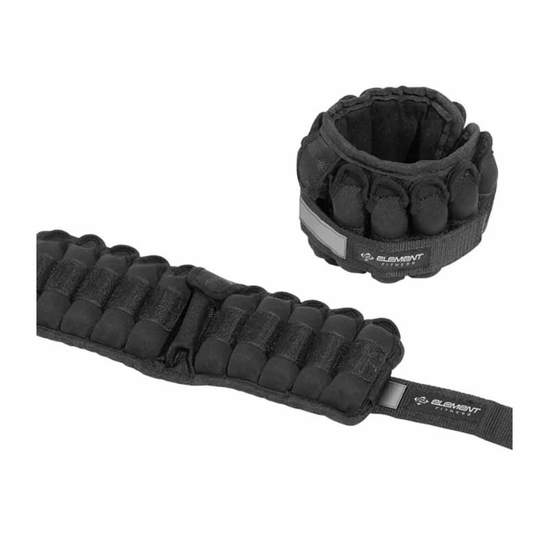 Poids de cheville réglables - Paire de 10 lb - Element Fitness - Fitness Dépôt +