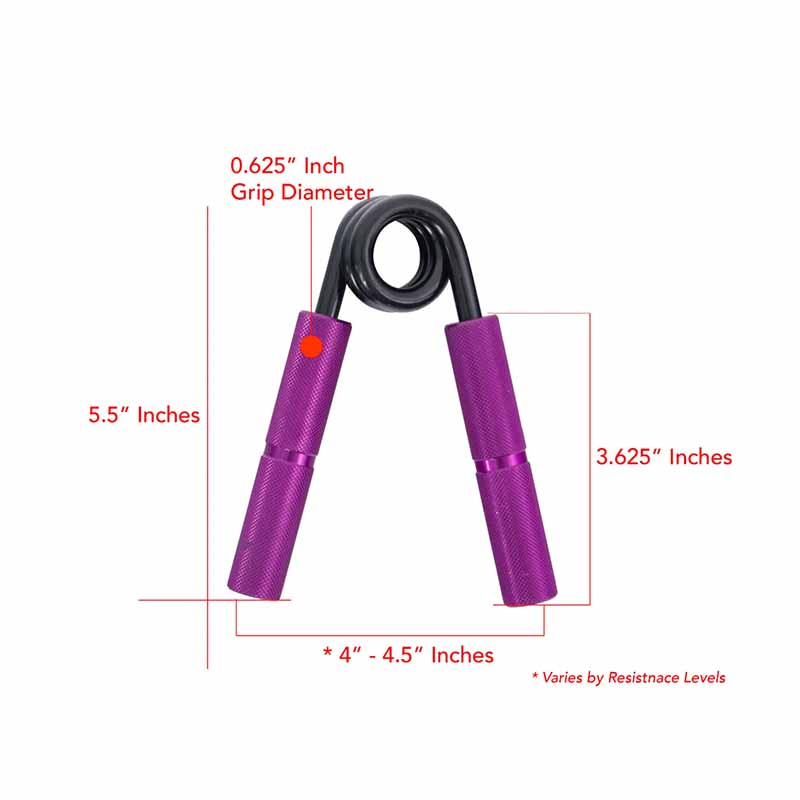 Poignée en aluminium Northern Lights violette - Fitness Dépôt +
