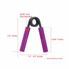 Poignée en aluminium Northern Lights violette - Fitness Dépôt +