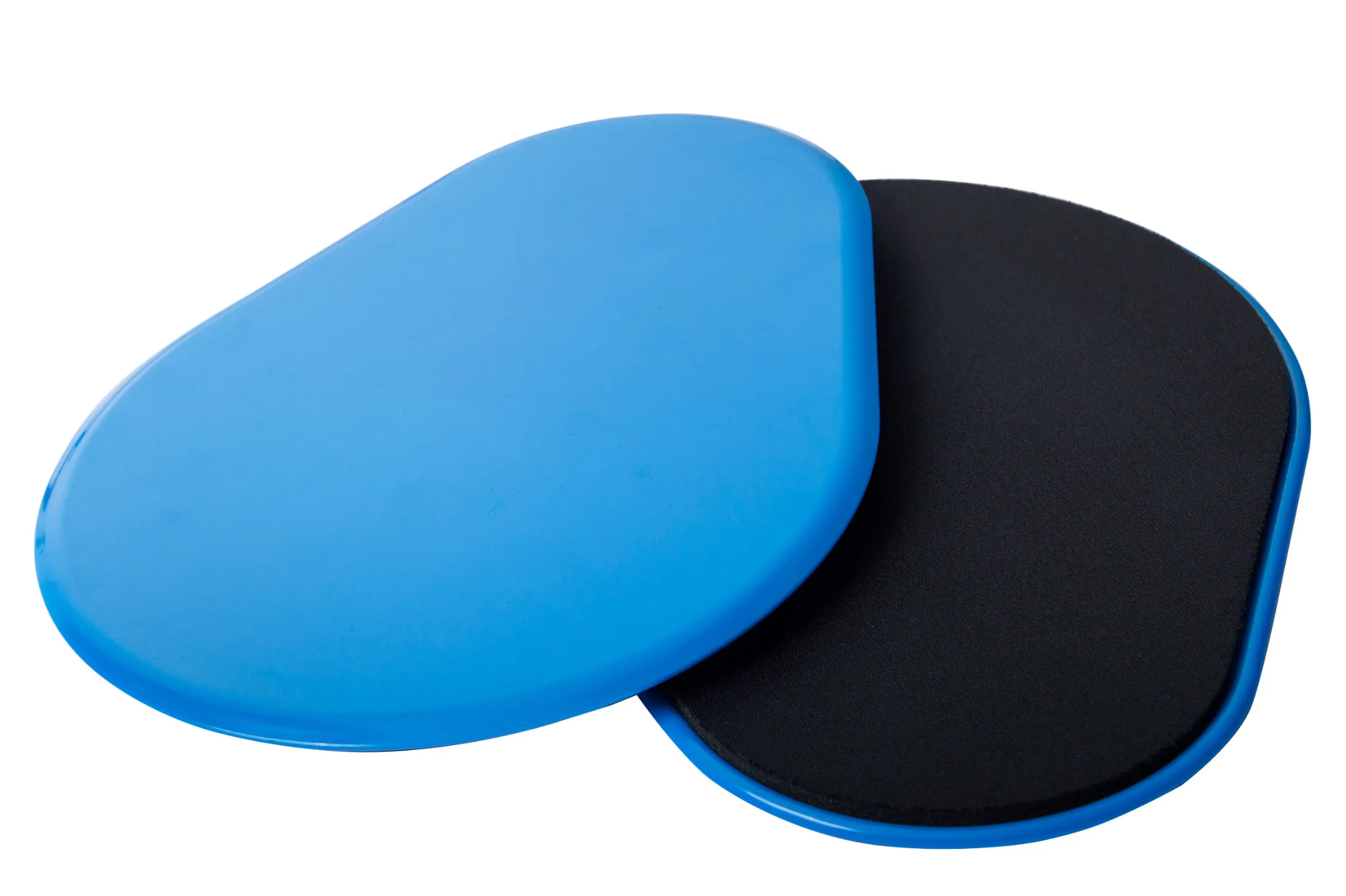 Disques coulissants Northern Lights, forme de poire, double face, paire, bleu - Fitness Dépôt +