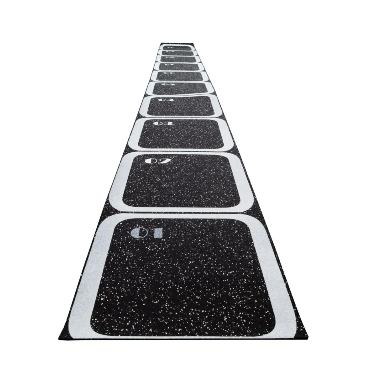 Échelle d'agilité Northern Lights, tapis en caoutchouc, 10 marches - Fitness Dépôt +