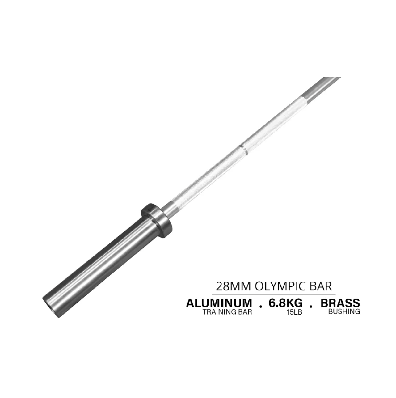 Barre olympique en aluminium – 72", 15LB - Fitness Dépôt +