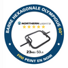 Barre hexagonale olympique Northern Lights, 60", noir, peint - Fitness Dépôt +