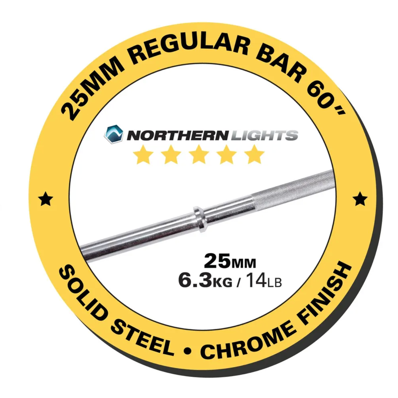 Barre régulière 60" Northern Lights - Fitness Dépôt +