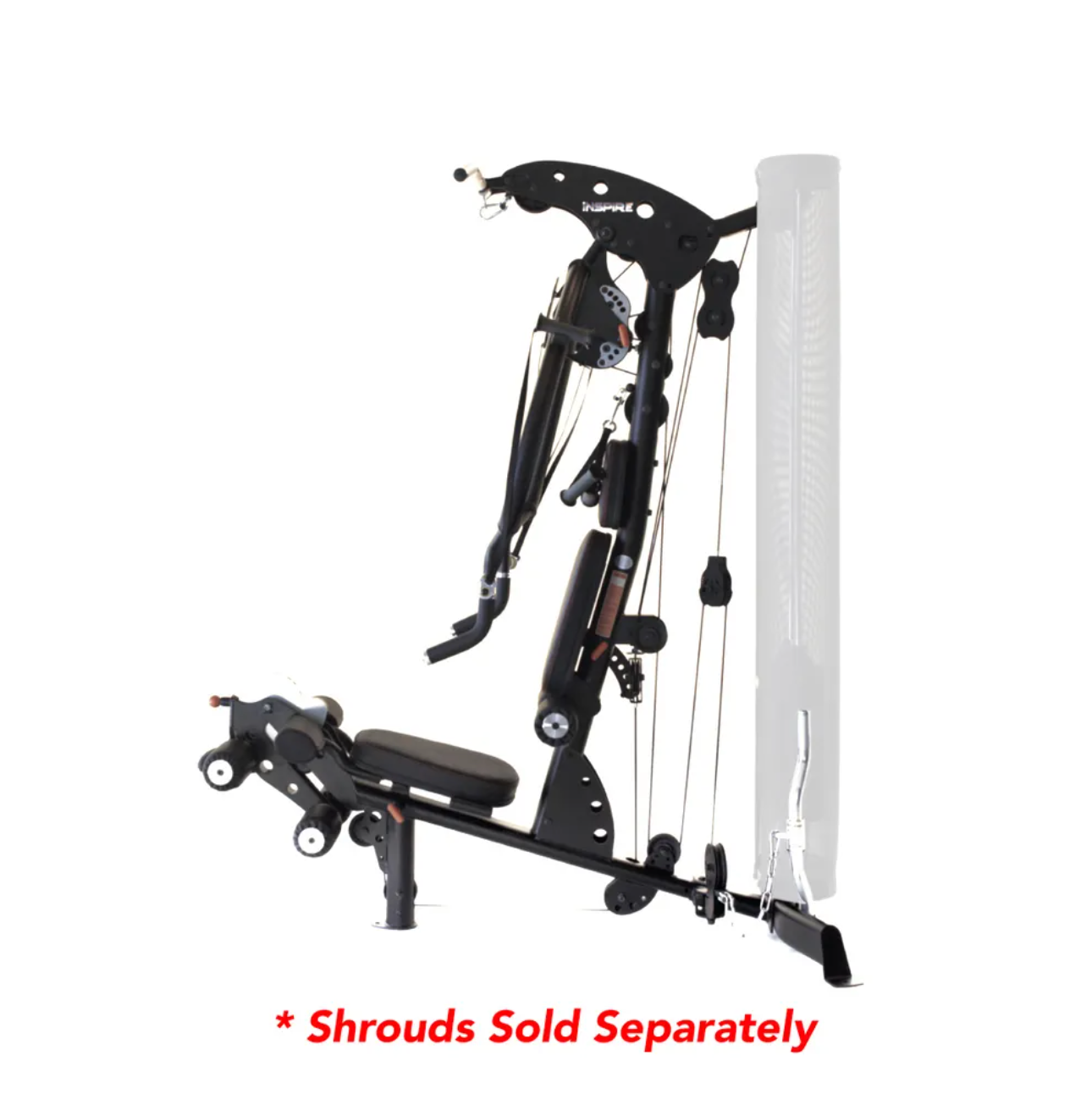 Inspire Fitness M2 Gym, 150#, avec coussinets, sans protection, noir - Fitness Dépôt +