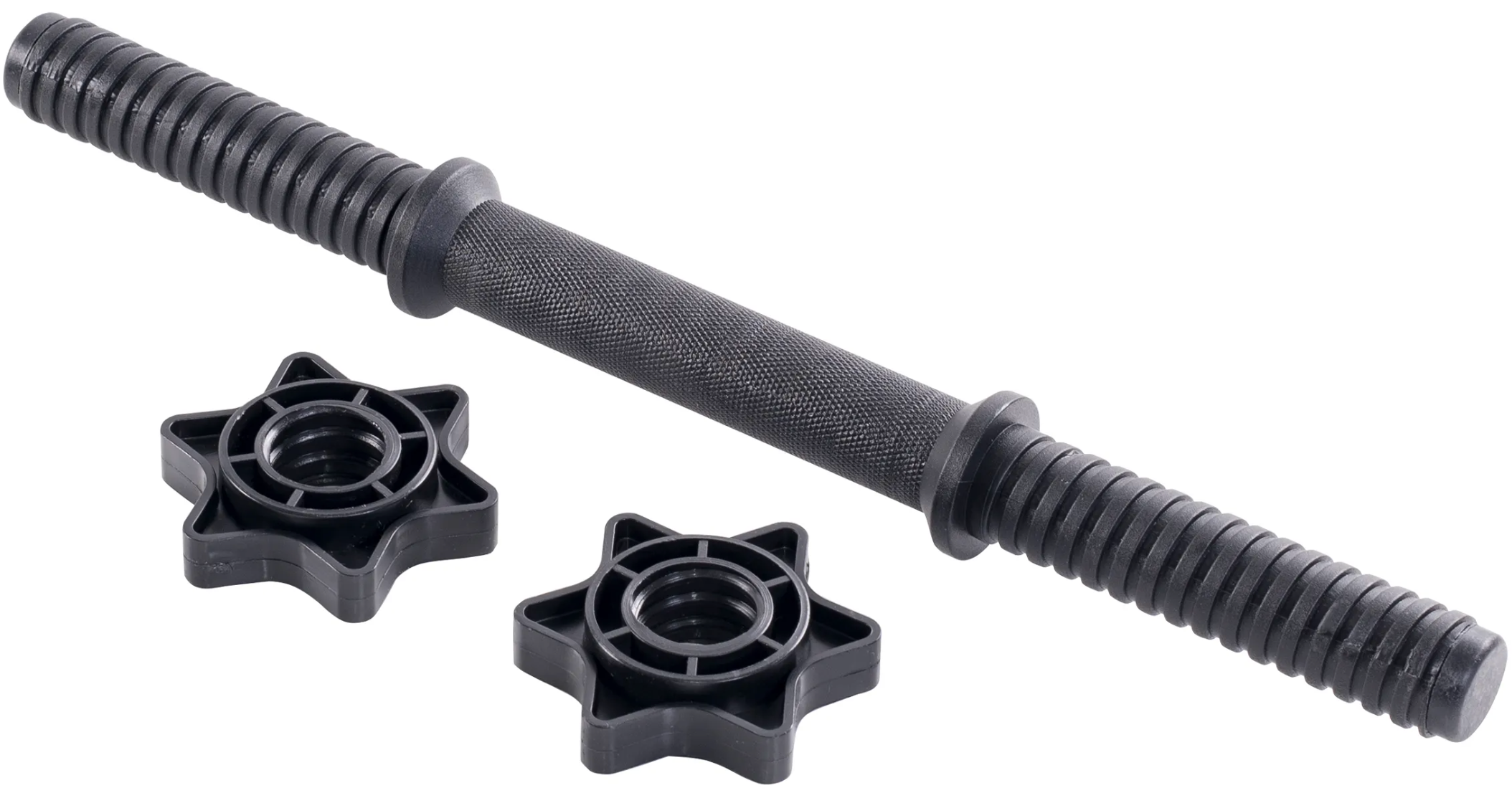 Haltère en plastique fileté Northern Lights Regular 14" avec colliers - Fitness Dépôt +