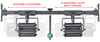 Barre de traction Northern Lights à 99 directions, 43" avec supports CrossBox - Fitness Dépôt +