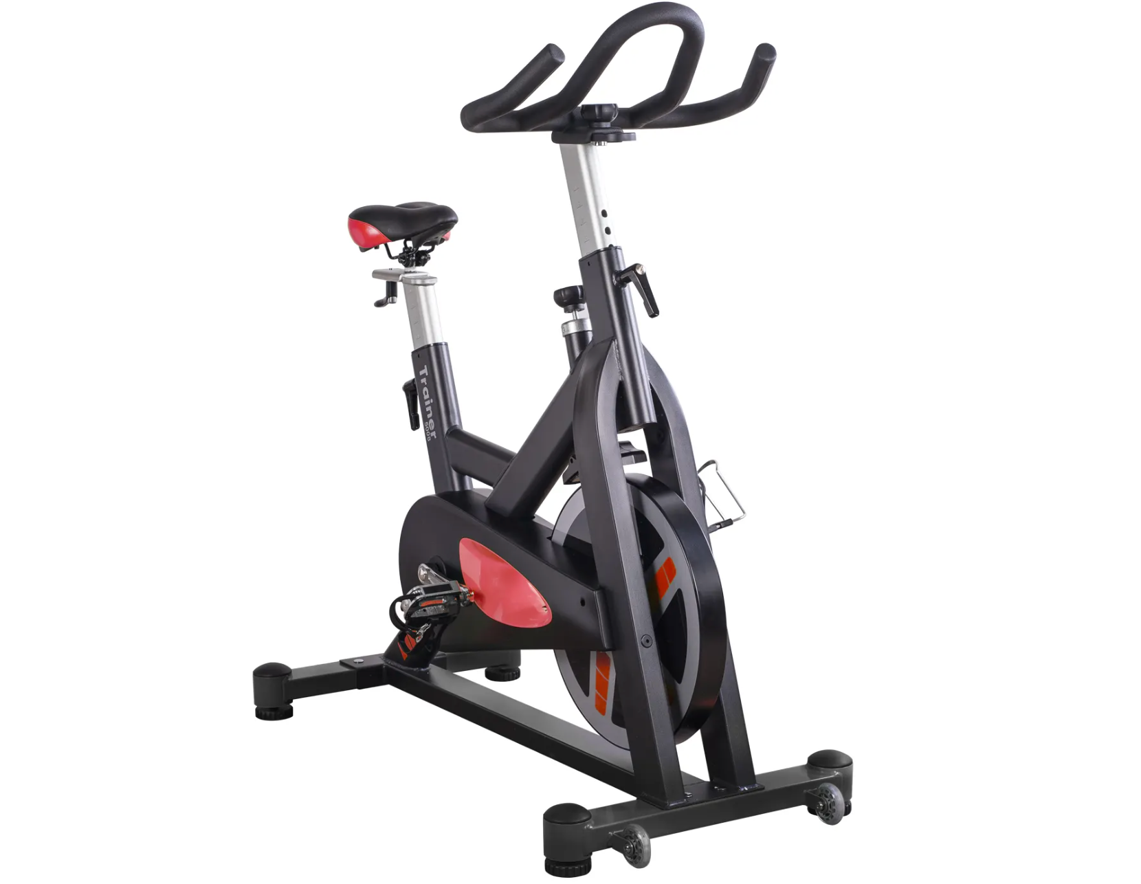 Vélo de groupe d'intérieur HMC 5008, rouge - Fitness Dépôt +