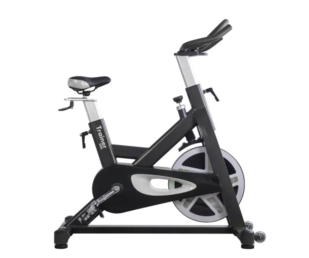 Vélo de groupe d'intérieur HMC 5008, argent - Fitness Dépôt +