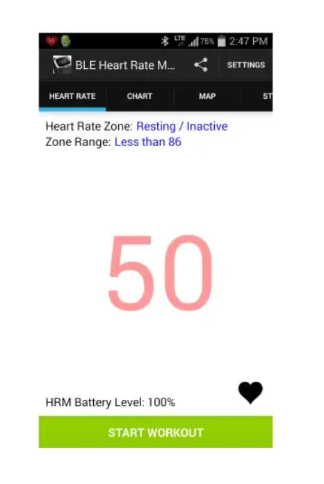 Sangle d'émetteur de fréquence cardiaque Bion BlueTooth - Fitness Dépôt +