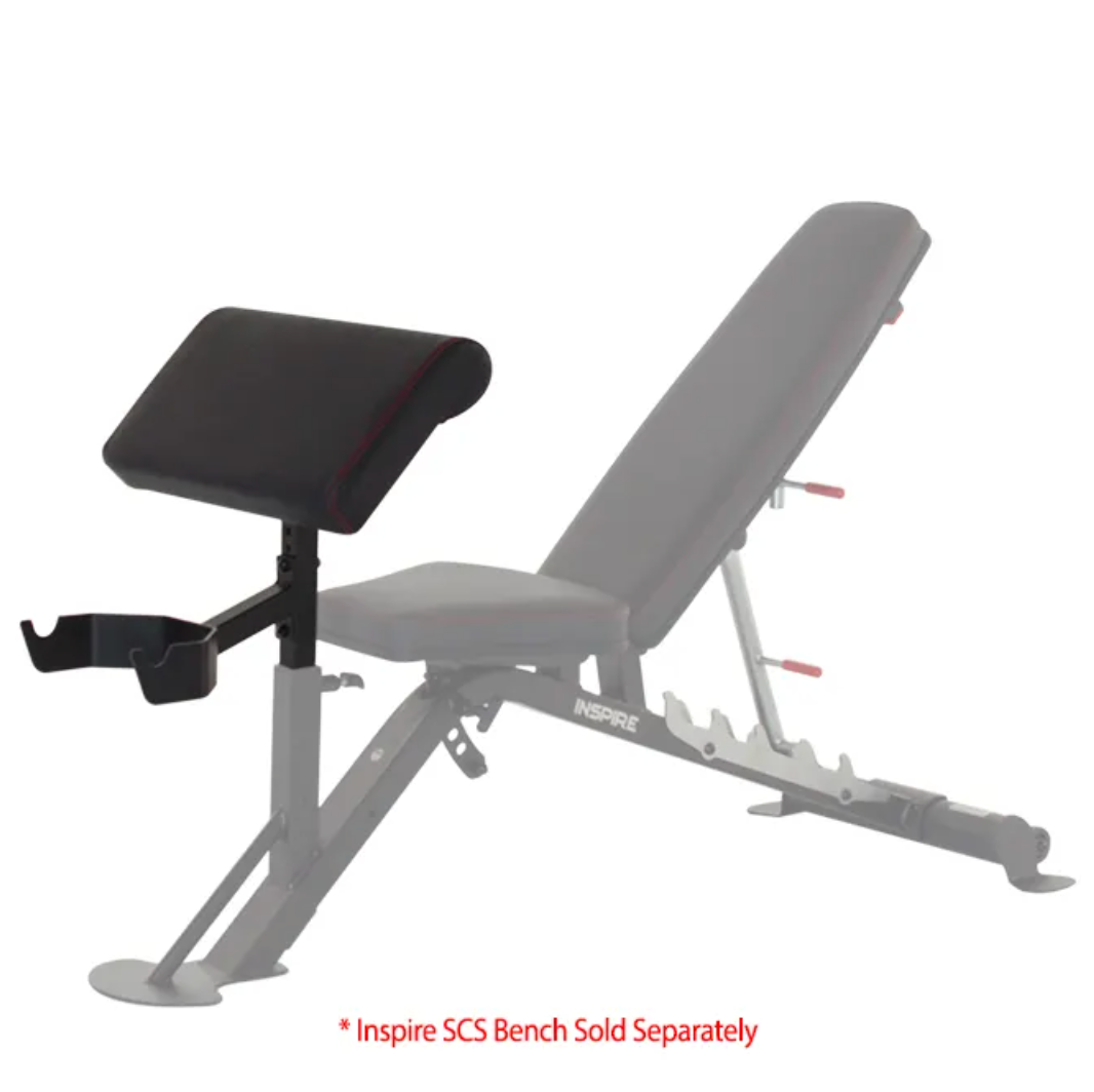 Inspire Fitness Preacher Curl Attachement pour banc SCS FT2, noir - Fitness Dépôt +