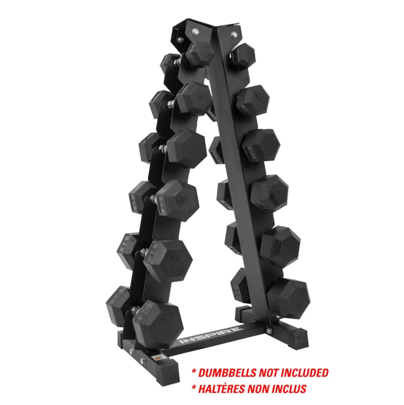 Support d'haltères vertical Inspire Fitness, 6 paires - Fitness Dépôt +