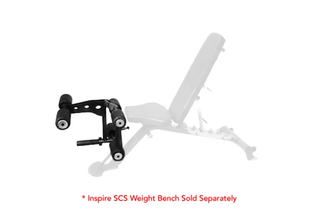 Inspire Fitness Extension de jambe/fixation de boucles pour banc FT2, noir - Fitness Dépôt +