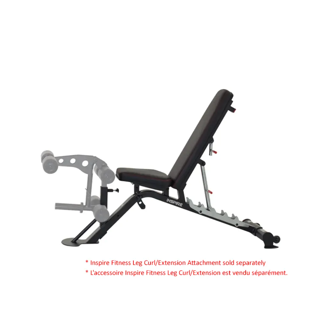 Inspire Fitness SCS-WB2 Banc de musculation pour FT2 Noir - Fitness Dépôt +