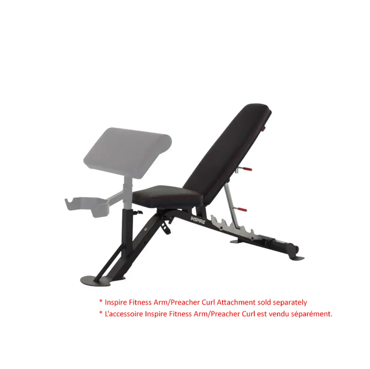 Inspire Fitness SCS-WB2 Banc de musculation pour FT2 Noir - Fitness Dépôt +