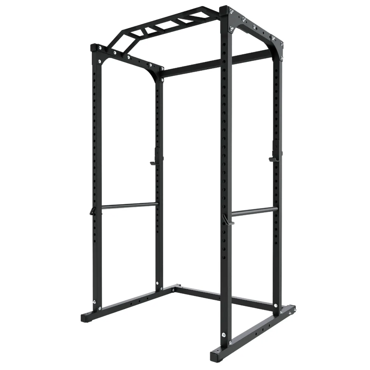 Northern Lights Iron Factory Power Rack with Multi-Grip Pull-Up Bar ...