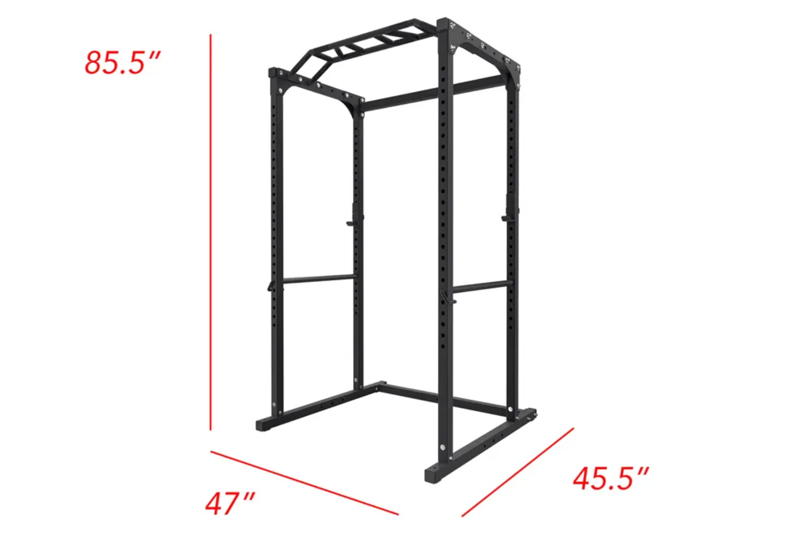 Northern Lights Iron Factory Power Rack avec barre de traction multi-grip - Fitness Dépôt +