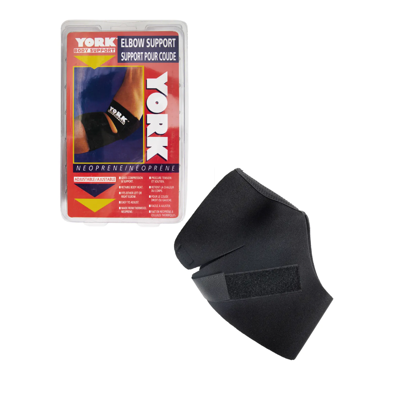 Support athlétique York, réglable, coude #6611 - Fitness Dépôt +