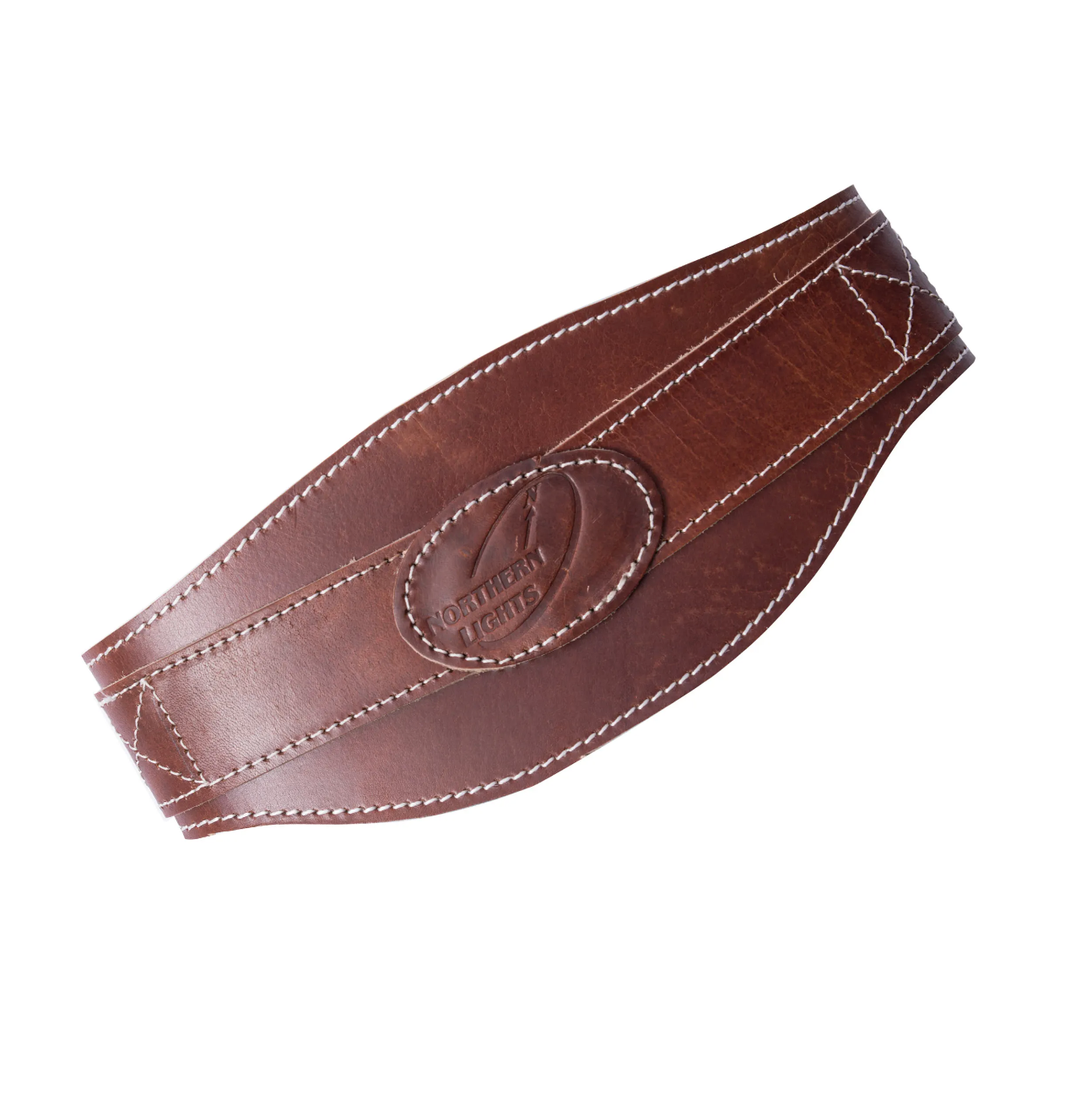 Ceinture contour en cuir huilé Northern Lights, marron, XS - Fitness Dépôt +