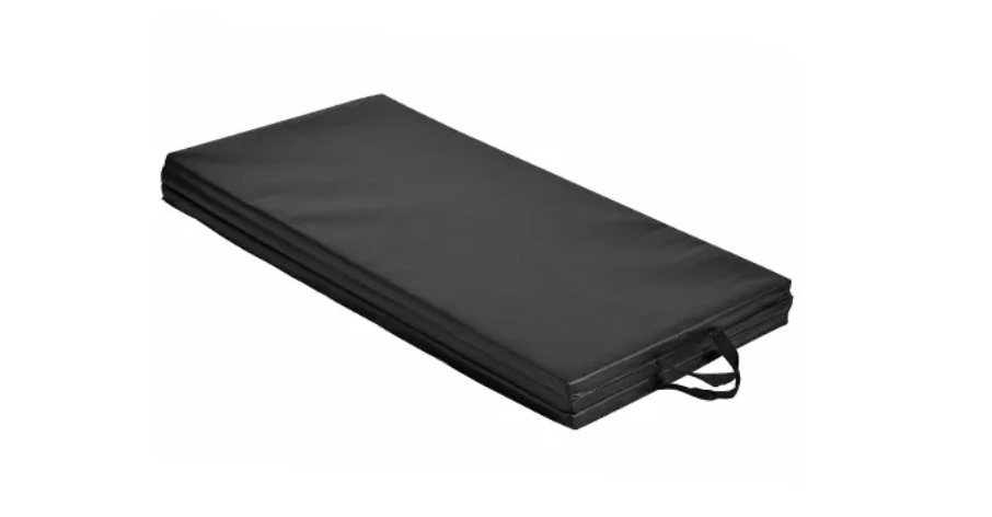 Tapis en vinyle Northern Lights 4' x 6' x 1,25", noir - Fitness Dépôt +