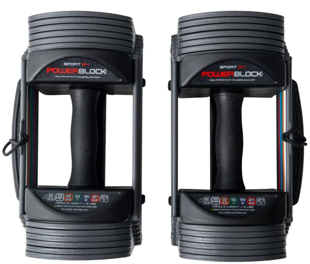 PowerBlock Sport 3-24 lb - Fitness Dépôt +