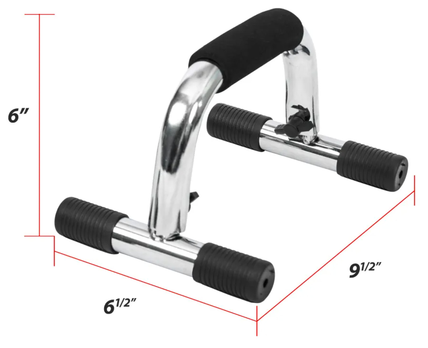 Barres de pompes Northern Lights, Deluxe, acier, paire - Fitness Dépôt +