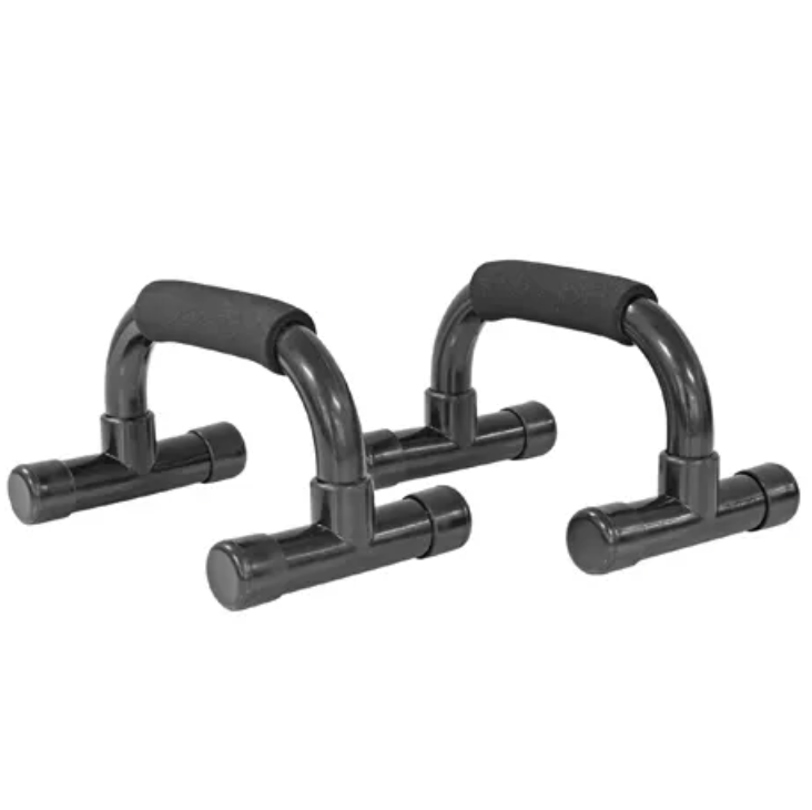 Barres de poussée Northern Lights, PVC, noir, paire - Fitness Dépôt +