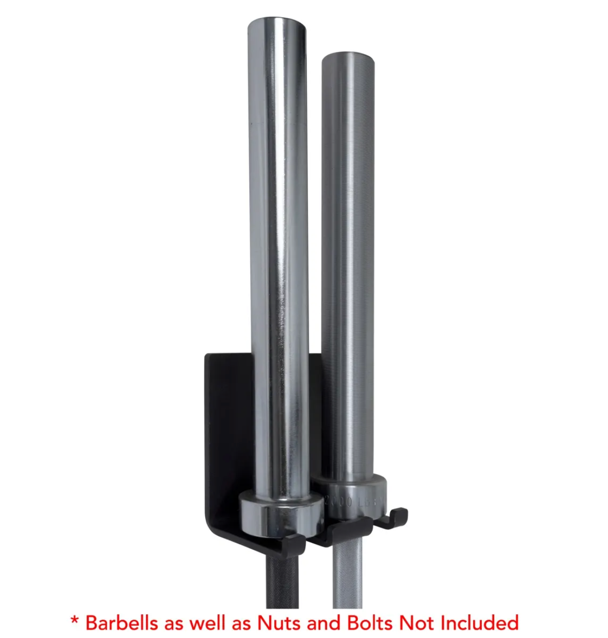 Support mural pour barre olympique Northern Lights, 2 barres - Fitness Dépôt +