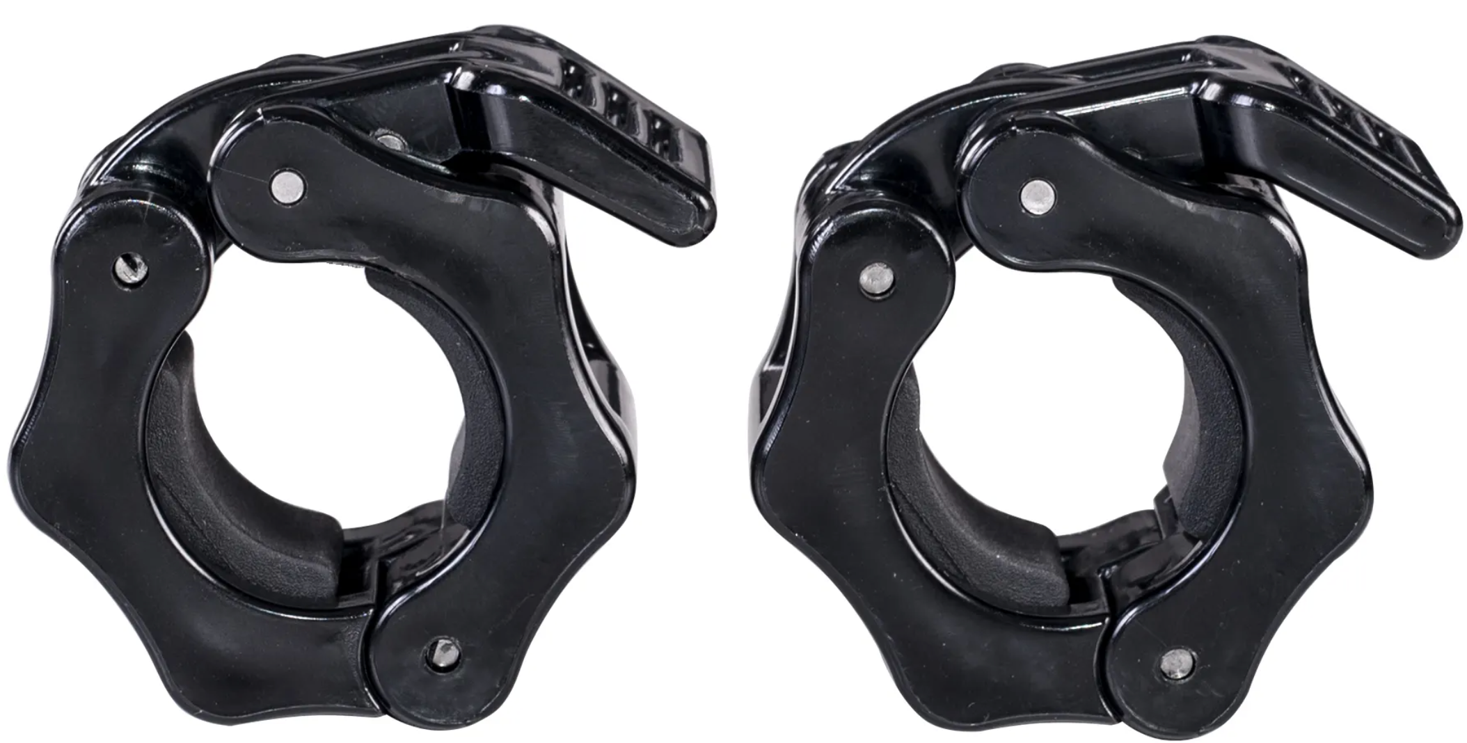 Colliers Northern Lights Hex Lock, régulier, noir, paire - Fitness Dépôt +