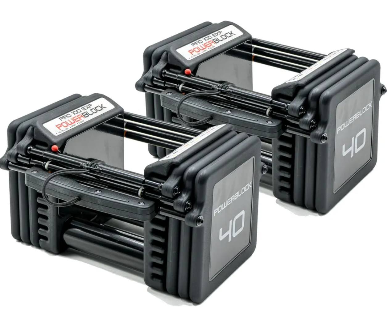 Kit de base PowerBlock Pro 100 Exp Stage 1, 5 à 40 lb - Fitness Dépôt +