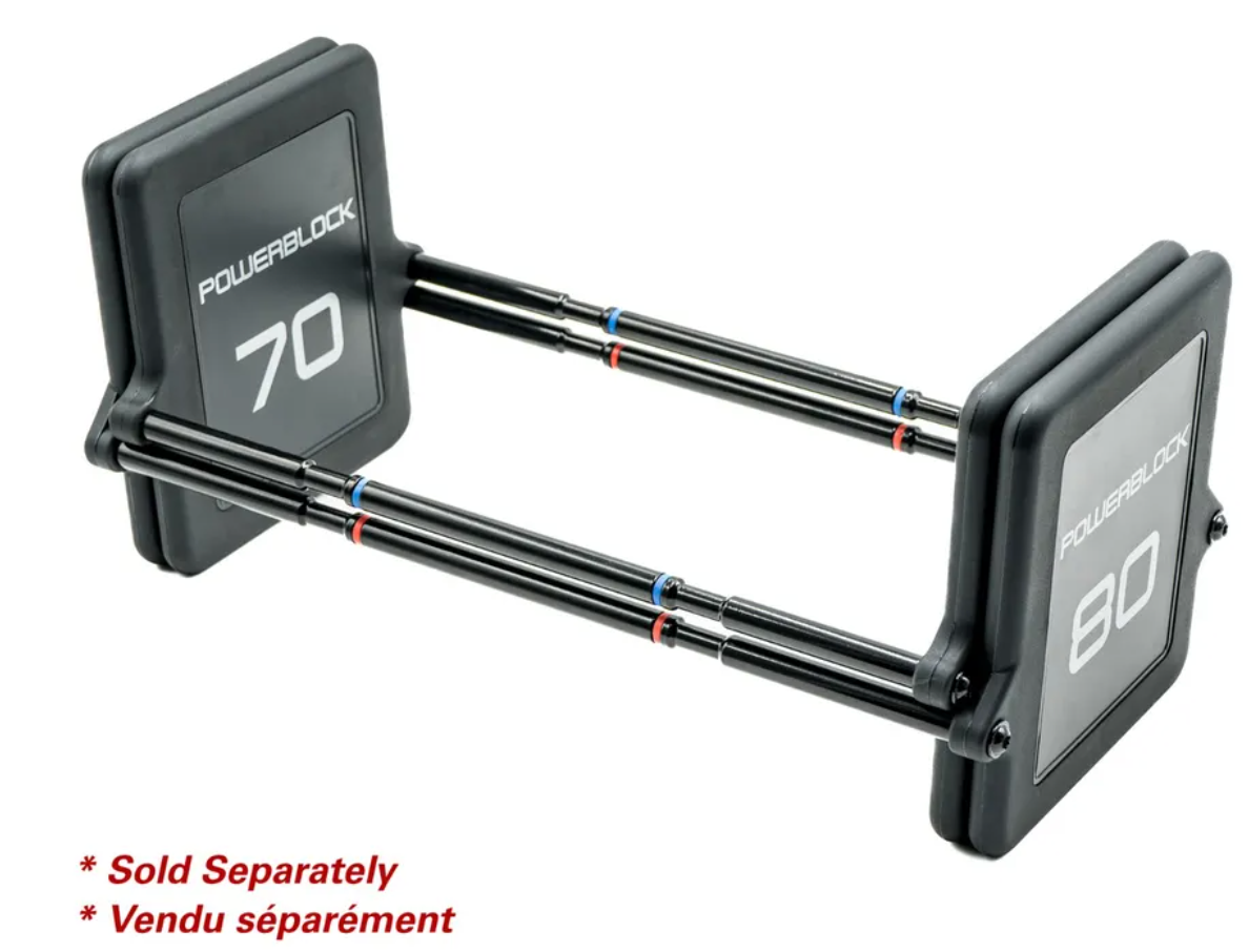 Kit de base PowerBlock Pro 100 Exp Stage 1, 5 à 40 lb - Fitness Dépôt +