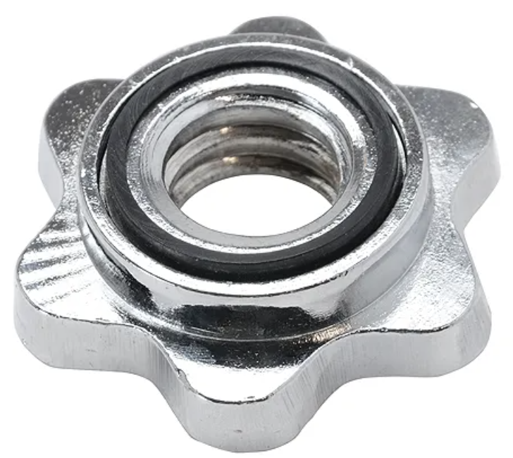 Collier fileté chromé régulier 1" - Fitness Dépôt +