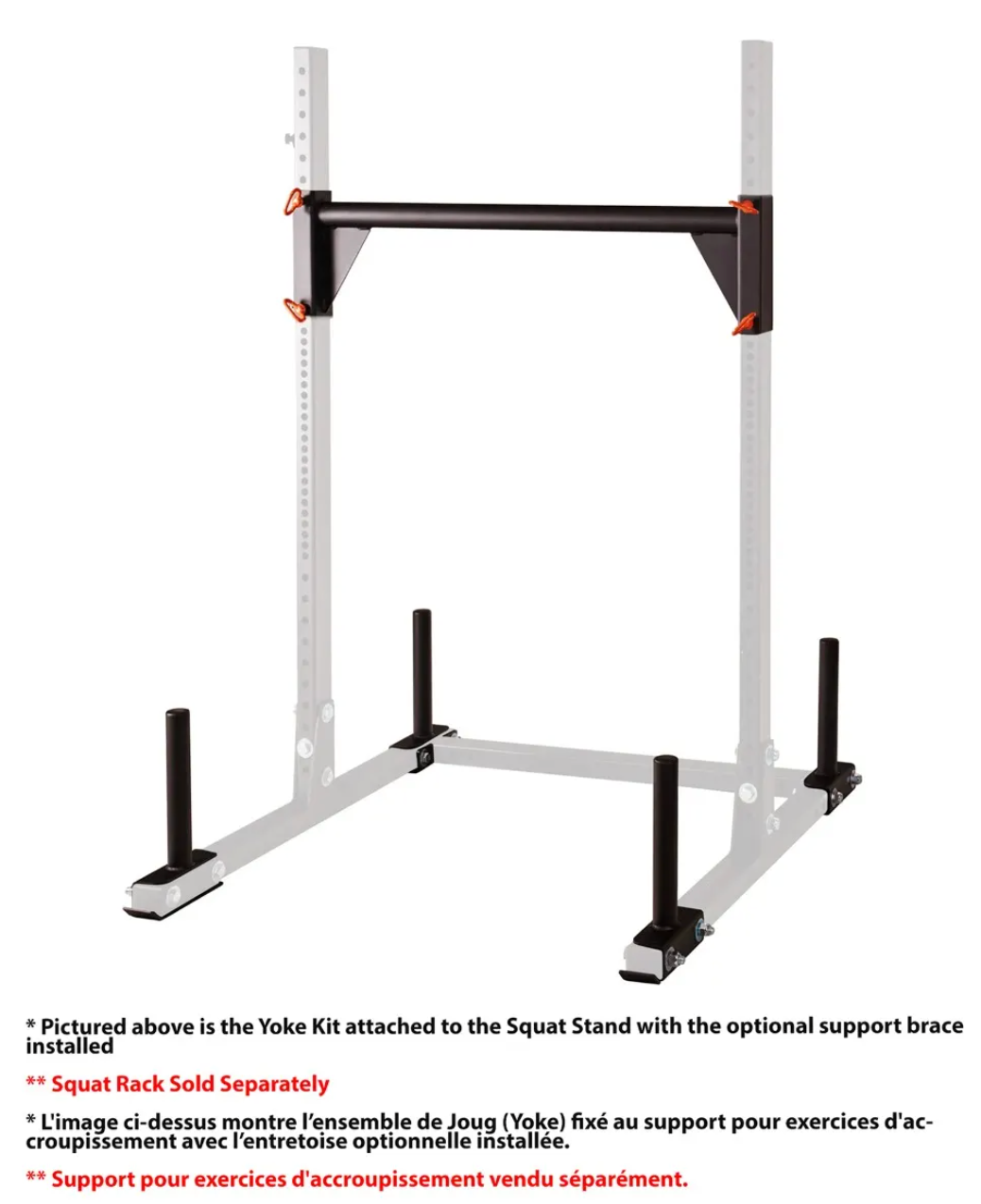 Northern Lights CrossBox Yoke/Ski Kit pour supports de squat - Fitness Dépôt +