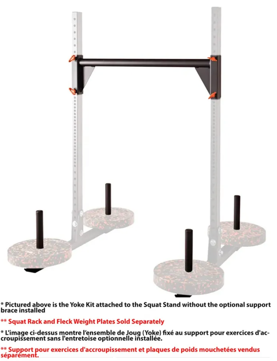 Northern Lights CrossBox Yoke/Ski Kit pour supports de squat - Fitness Dépôt +