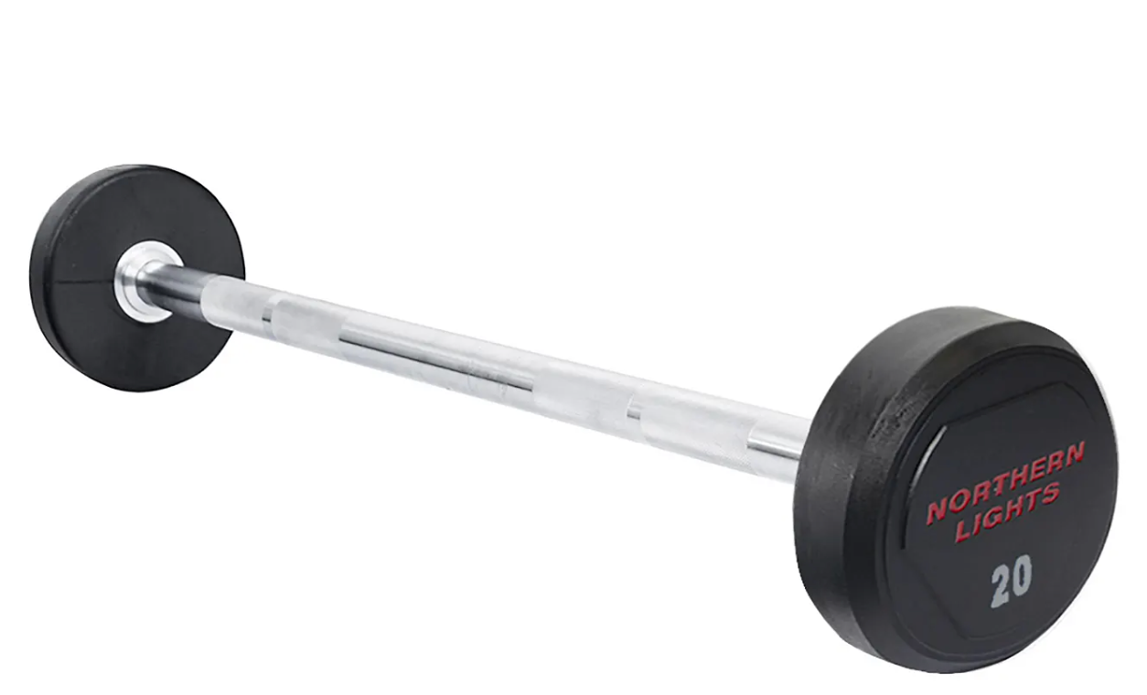 Barre fixe en uréthane avec logo Northern Lights NL - Fitness Dépôt +