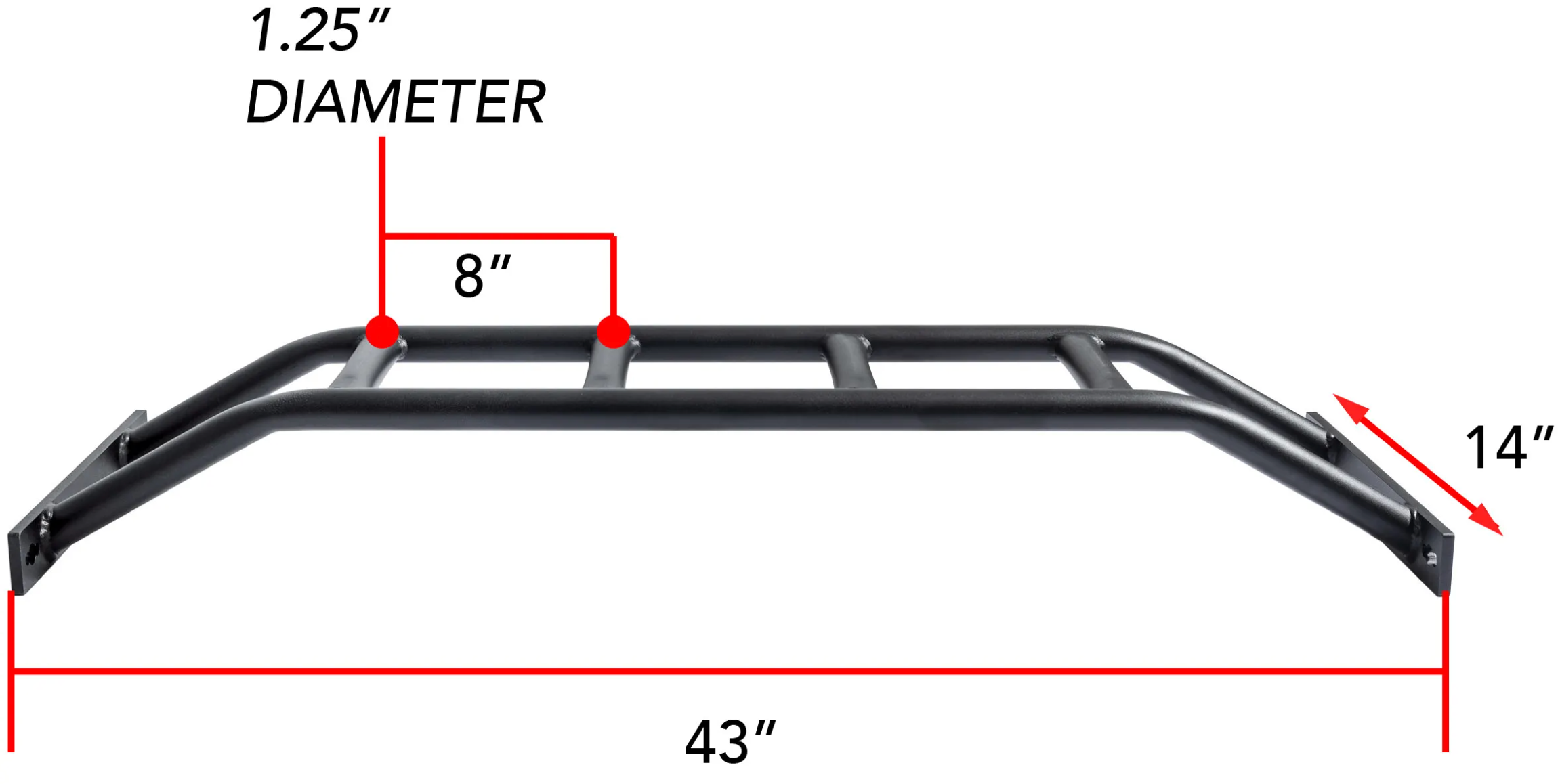 Northern Lights CrossBox 43" X-Bar, MultiGrip, Noir - Fitness Dépôt +