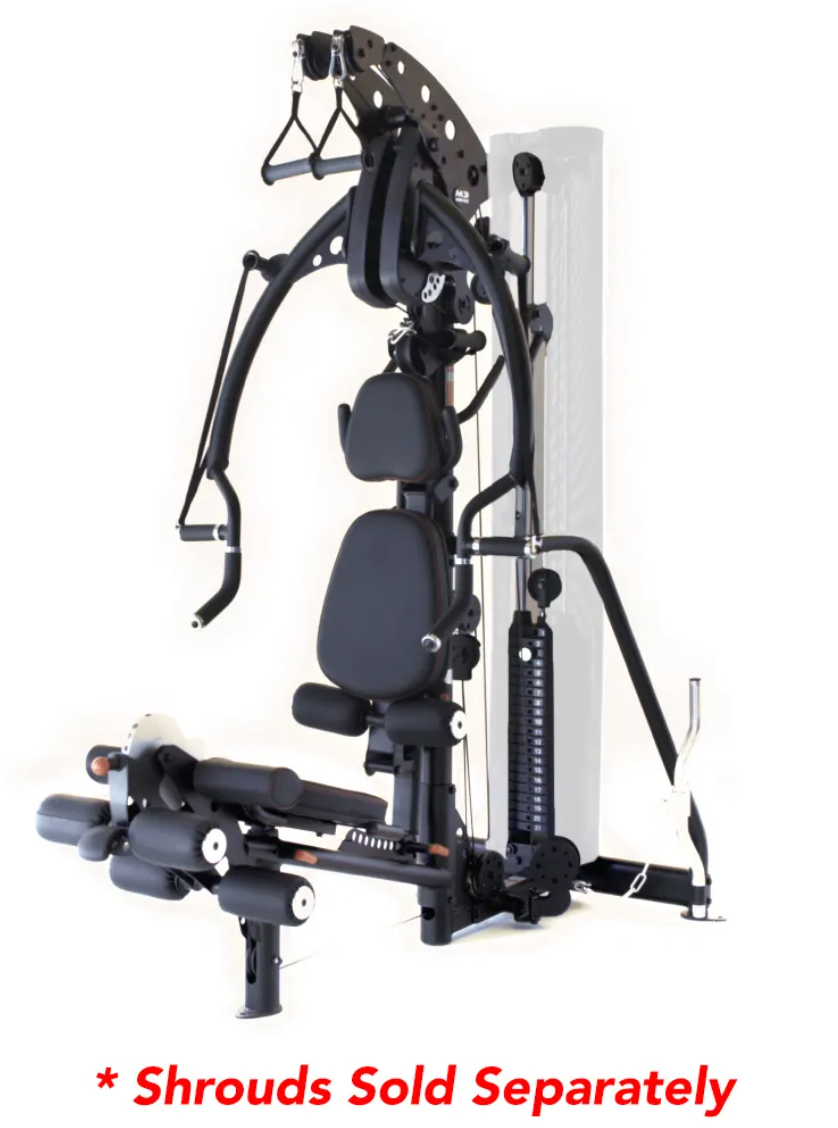 Inspire Fitness M3 Gym, 200#, avec coussinets, sans protections, noir - Fitness Dépôt +