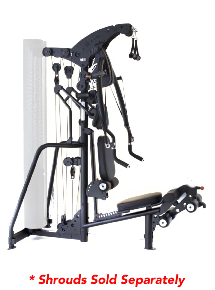 Inspire Fitness M3 Gym, 200#, avec coussinets, sans protections, noir - Fitness Dépôt +
