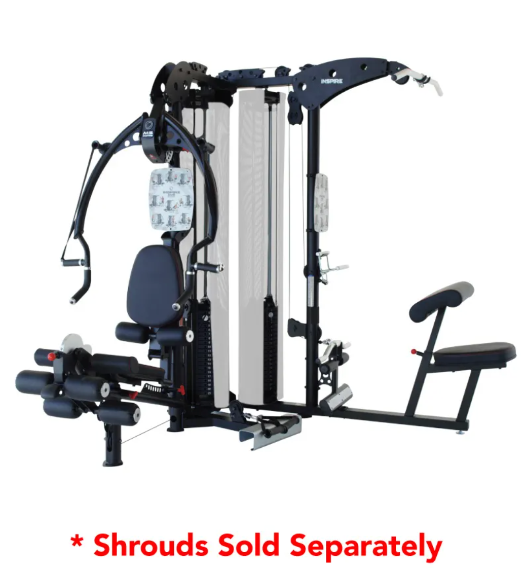 Inspire Fitness M5 Gym, 2x200lb, avec coussinets, sans protections - Fitness Dépôt +