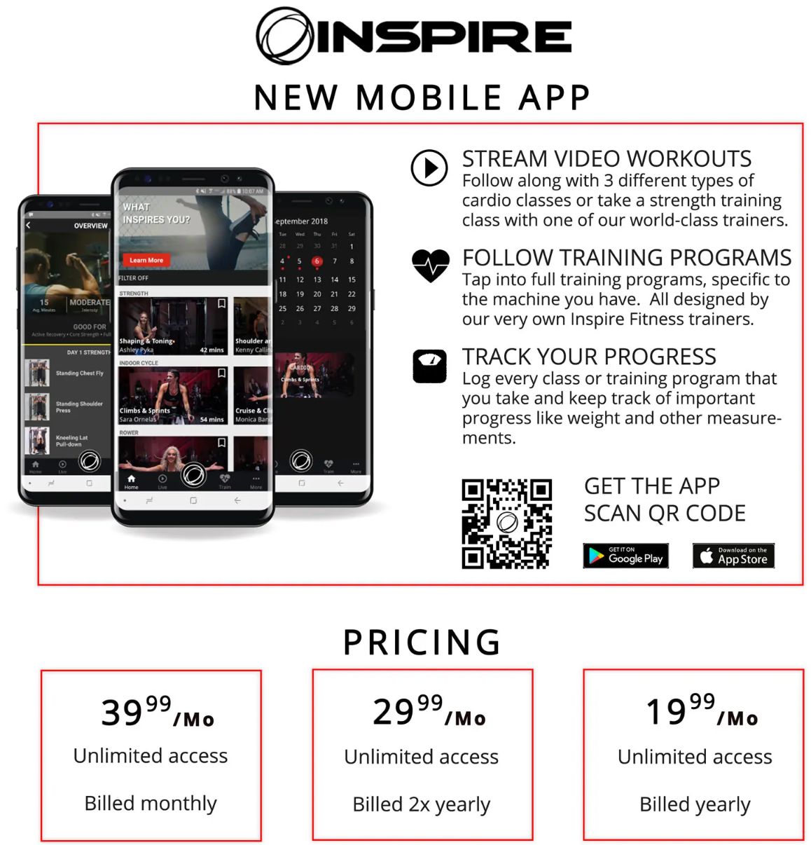 Inspire Fitness M5 Gym, 2x200lb, avec coussinets, sans protections - Fitness Dépôt +