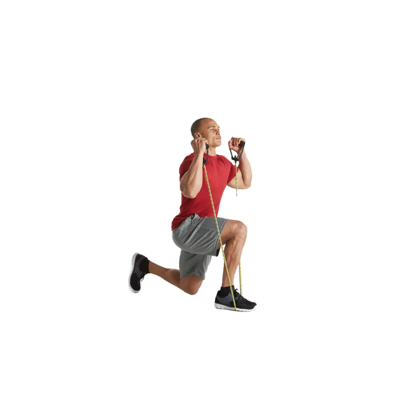 Bande de résistance tressée SPRI, légère, verte - Fitness Dépôt +