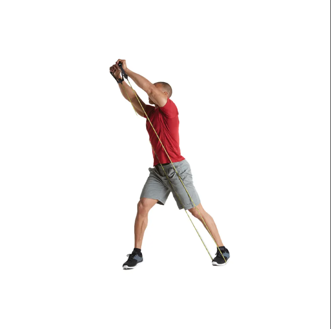 Bande de résistance tressée SPRI, légère, verte - Fitness Dépôt +