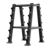 Stealth Barbell Rack 10 avec supports moulés - Fitness Dépôt +