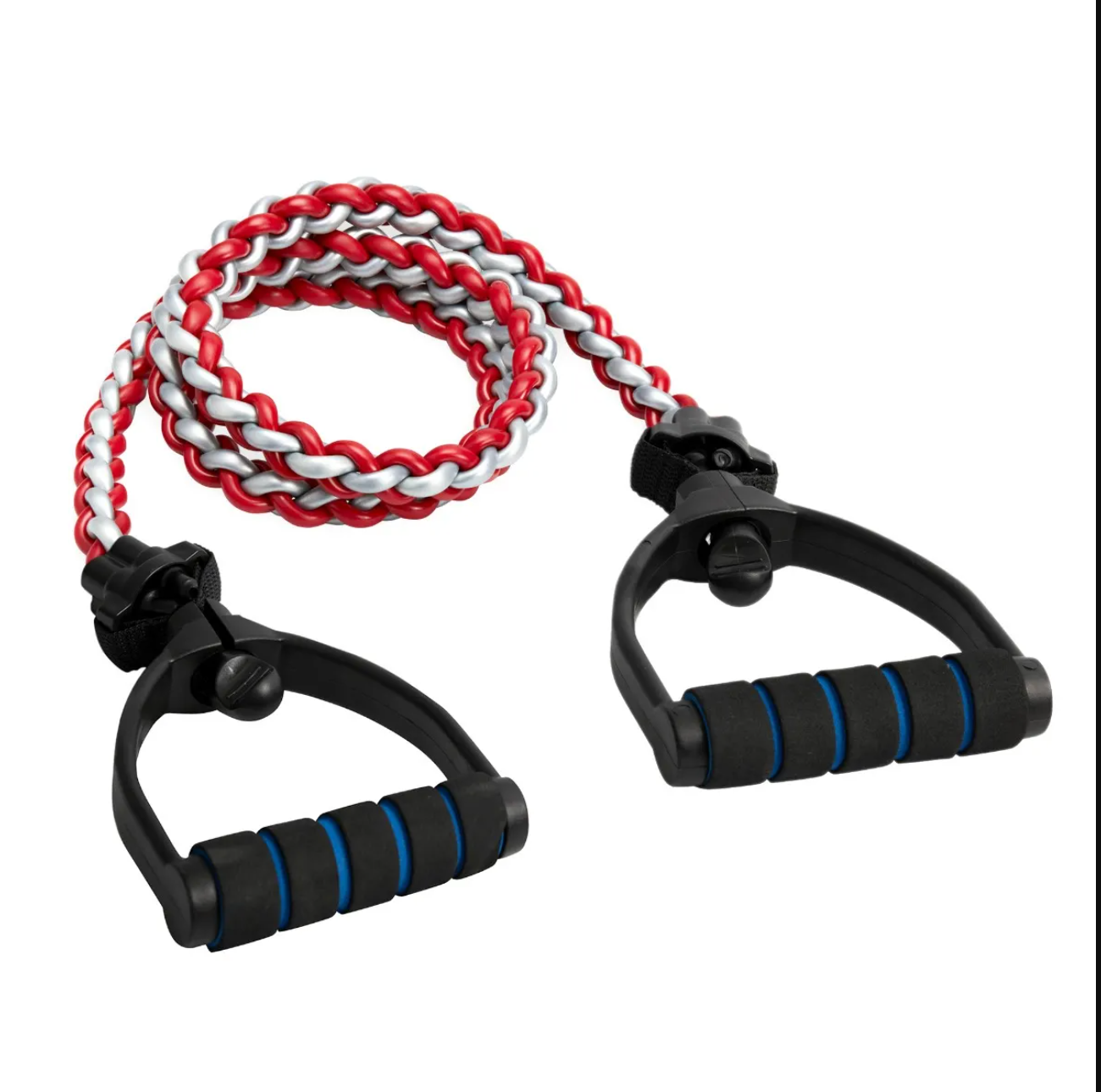 Bande de résistance tressée SPRI, moyenne, rouge - Fitness Dépôt +